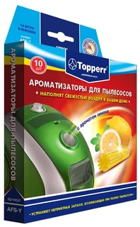 Ароматизатор для пылесосов Topperr AFS-Y ЛИМОН 10 шт. 