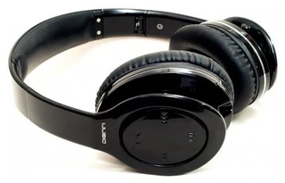 Гарнитура DENN DHB321 накладная, Bluetooth, 20-20000 Гц, 32 Ом, 93 дБ, радиус 10м, черный 