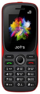Мобильный телефон JOY'S S3 чёрно-красный 