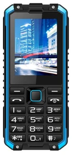 Уценка! Сотовый телефон Vertex K204, черный/синий 9/10 замена разговорного динамика 
