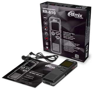 Диктофон Ritmix RR-610 4Gb 