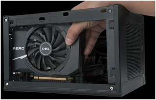 Видеокарта MSI GeForce GT 1030 2Gb Aero ITX OC (GT 1030 AERO ITX 2GD4 OC) 