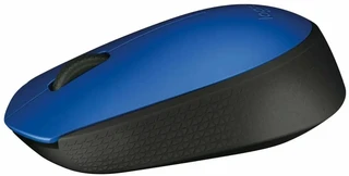 Мышь беспроводная Logitech M171, синий/черный 