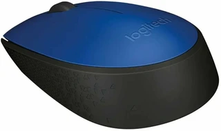 Мышь беспроводная Logitech M171, синий/черный 