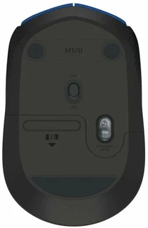 Мышь беспроводная Logitech M171, синий/черный 