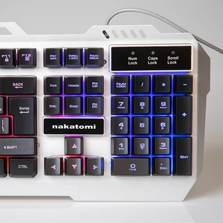 Клавиатура игровая Nakatomi KG-35U Silver 