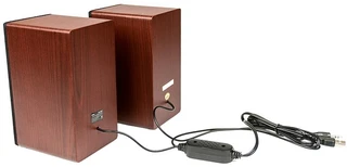 Колонки 2.0 Dialog Stride AST-20UP, вишневый 