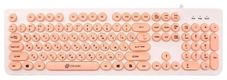 Клавиатура OKLICK 400MR White-Pink USB