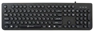 Клавиатура проводная Oklick 400MR Black USB slim Multimedia