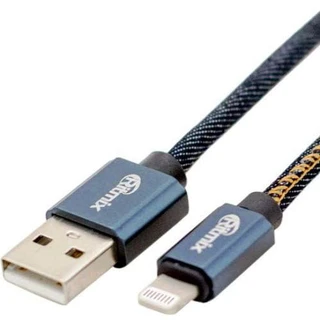Кабель USB2.0 Am - Apple 8 pin 1.0м, 2.0A, Ritmix RCC-427, Blue Jeans