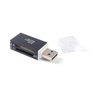 Картридер Ritmix CR-2042 USB2.0->microSD/SD/MS/M2, черный