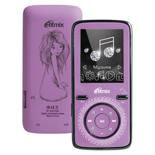Плеер MP3 Ritmix RF-4850 8Gb Lilac Swarovski Zirconia 