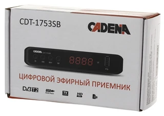 TV-тюнер Cadena CDT-1753SB черный 