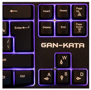 Клавиатура игровая Dialog Gan-Kata KGK-45U USB черный 