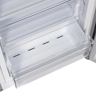 Холодильник Leran CBF 225 IX серебристый 