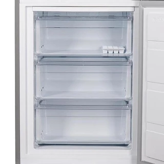 Холодильник Leran CBF 225 IX серебристый 