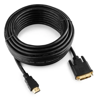 Кабель HDMI-DVI Cablexpert CC-HDMI-DVI-10MC, 10 м 