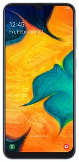 Смартфон 6.4" Samsung Galaxy A30 (SM-A305F) 3/32Gb White 