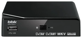 Уценка! Ресивер DVB-T2 BBK SMP015HDT2 черный 8/10 перепрошивка, б.у.
