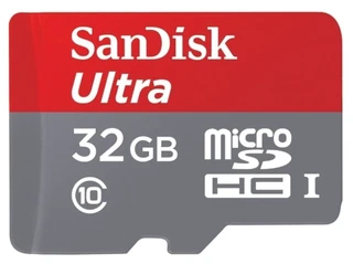 Карта памяти microSDHC SanDisk Ultra Class 10 32GB (SDSQUNS-032G-GN3MN) 