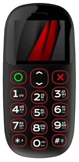 Сотовый телефон Vertex C322 черный 