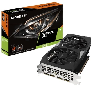 Видеокарта Gigabyte GeForce GTX 1660 Ti 6Gb (GV-N166TOC-6GD) 