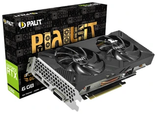 Видеокарта Palit GeForce RTX 2060 Dual OC (NE62060S18J9-1160A) 