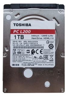 Жесткий диск Toshiba L200 Slim 1TB (HDWL110UZSVA) 