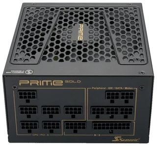 Блок питания Seasonic ATX 850W PRIME GOLD SSR-850GD 80+ gold (24+4+4pin) 135mm fan 10xSATA Cab Manag RTL 