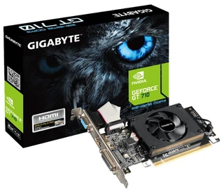 Видеокарта GIGABYTE GeForce GT 710 2Gb low profile (GV-N710D3-2GL) 