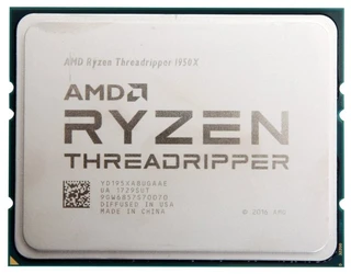 Процессор AMD Ryzen Threadripper 1950X TR4 (YD195XA8AEWOF) (16*3.4GHz, L3 32Mb, 180Вт) BOX w/o cooler 