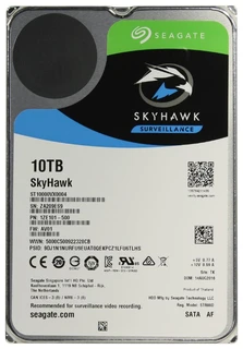 Жесткий диск SATA-III Seagate Video Skyhawk 10Tb (ST10000VX0004) 