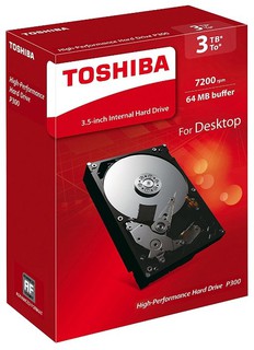 Купить Жесткий диск Toshiba P300 3TB (HDWD130EZSTA) / Народный дискаунтер ЦЕНАЛОМ