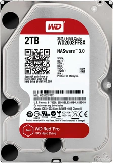 Жесткий диск Western Digital Red Pro 2TB (WD2002FFSX) 