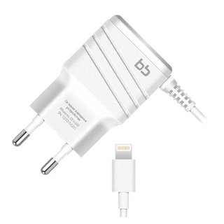 Сетевое ЗУ BB 014-001, s8pin (Lightning) для Apple 1А 1А 1.2м, белый