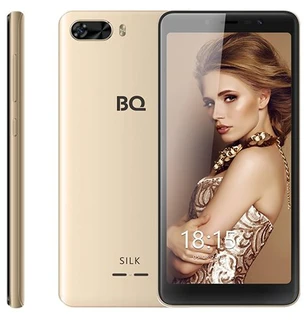 Смартфон 5.45" BQ 5520L Silk 8Gb Gold