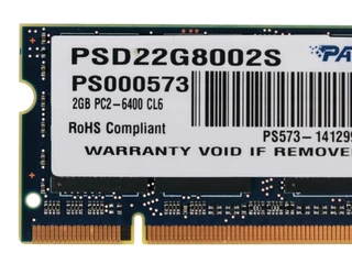 Оперативная память Patriot Memory SL 2GB PSD22G8002S 