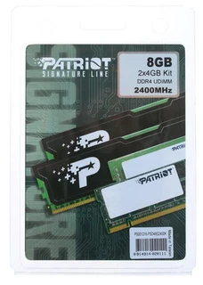 Оперативная память Patriot Memory SL 8GB (2x4GB) 