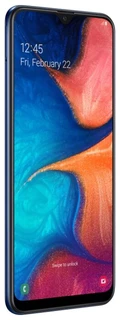 Смартфон 6.4" Samsung Galaxy A20 (SM-A205) 3/32Gb Blue 
