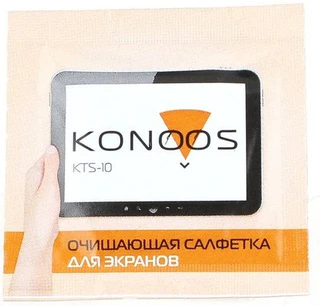 Чистящие салфетки влажные Konoos KTS-10