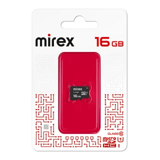 Карта памяти microSDHC Mirex 16GB Class 10 UHS-I U1 (13612-MCSUHS16)