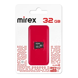 Карта памяти microSDHC Mirex Class 10 UHS-I U1 32GB (13612-MCSUHS32) 
