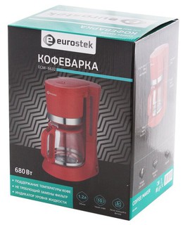 Купить Кофеварка Eurostek ECM-6632 / Народный дискаунтер ЦЕНАЛОМ