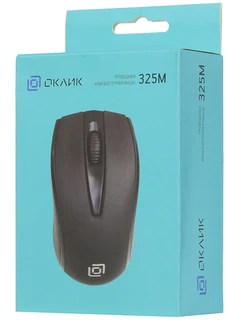 Мышь OKLICK 325M Black USB 