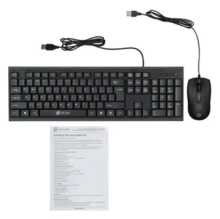 Комплект проводной OKLICK 630M Black 