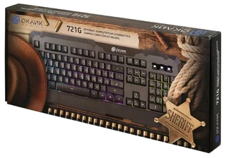 Клавиатура игровая OKLICK 721G SHERIFF 