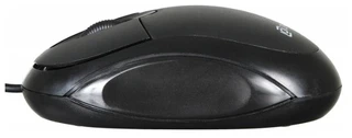 Мышь проводная Oklick 105S USB, черный, оптическая, 3кн., 800dpi, 1.35м для ноутбука 