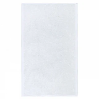 Белый, полотенце вафельное кухонное однотонное 45*60