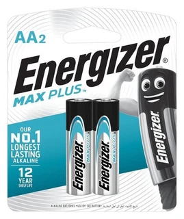 Батарейка AA Energizer LR6-2BL MAX Plus, 2 шт