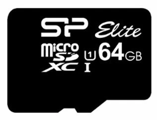 Карта памяти microSDXC Silicon Power ELITE 64GB (SP064GBSTXBU1V10) 